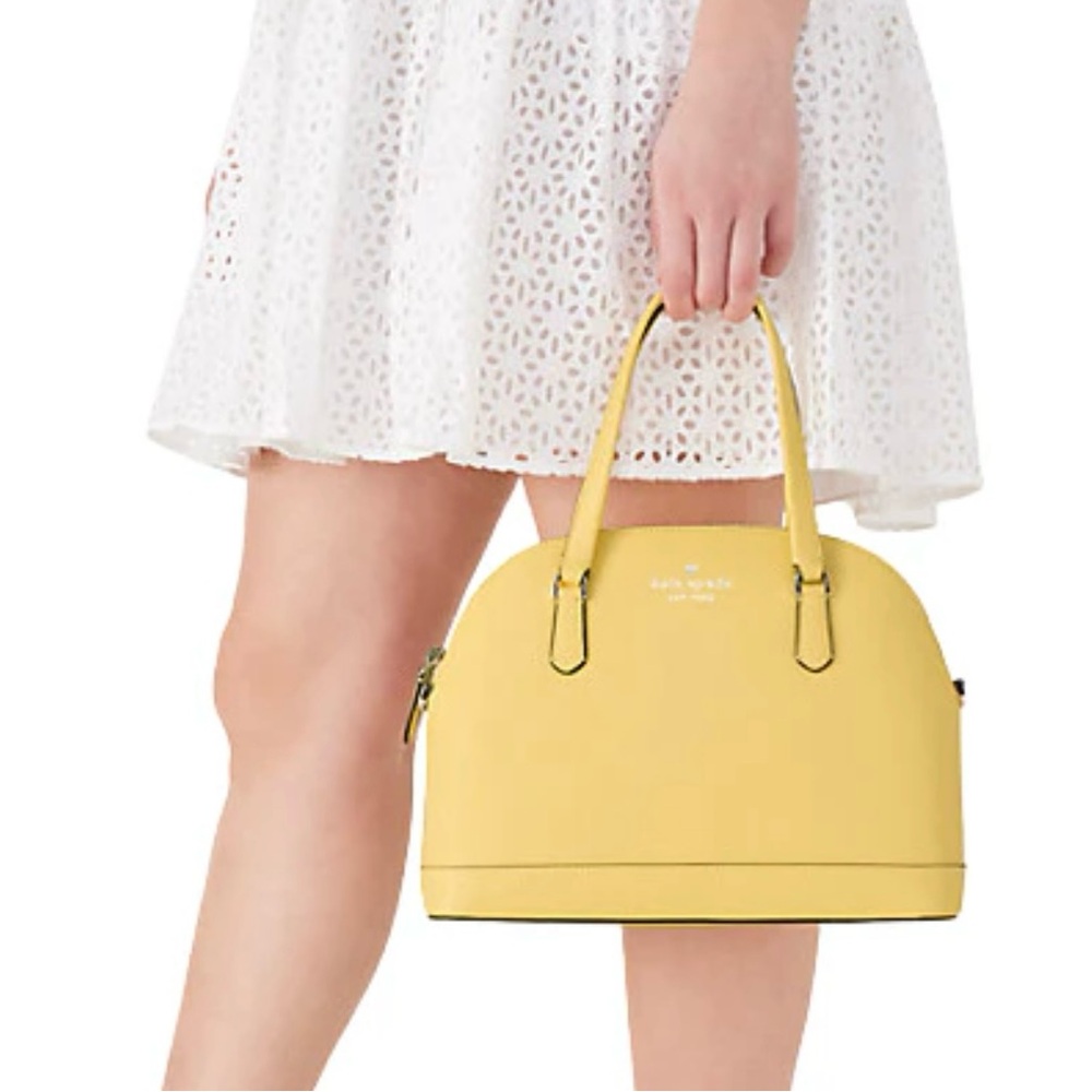 kate spade Sadie Dome Satchel - Yellow/Daybreak - Picture 2 of 7